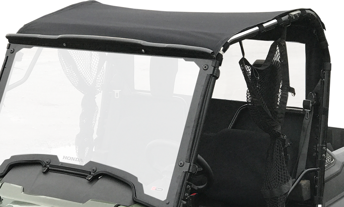 Moose Utility Soft Top Roof Cap Sun Shield Black