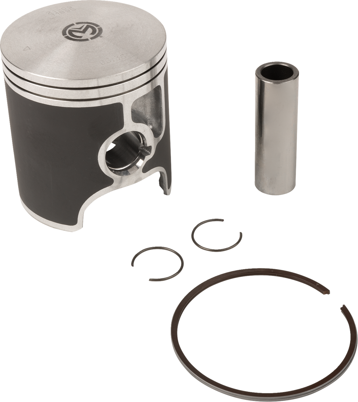 Moose Aluminum Coated Skirt Piston Kit 66.36mm