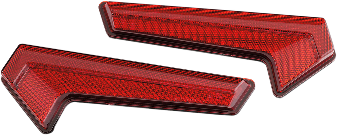 Moose LED Tail Lights Red Lens Left Right Pair