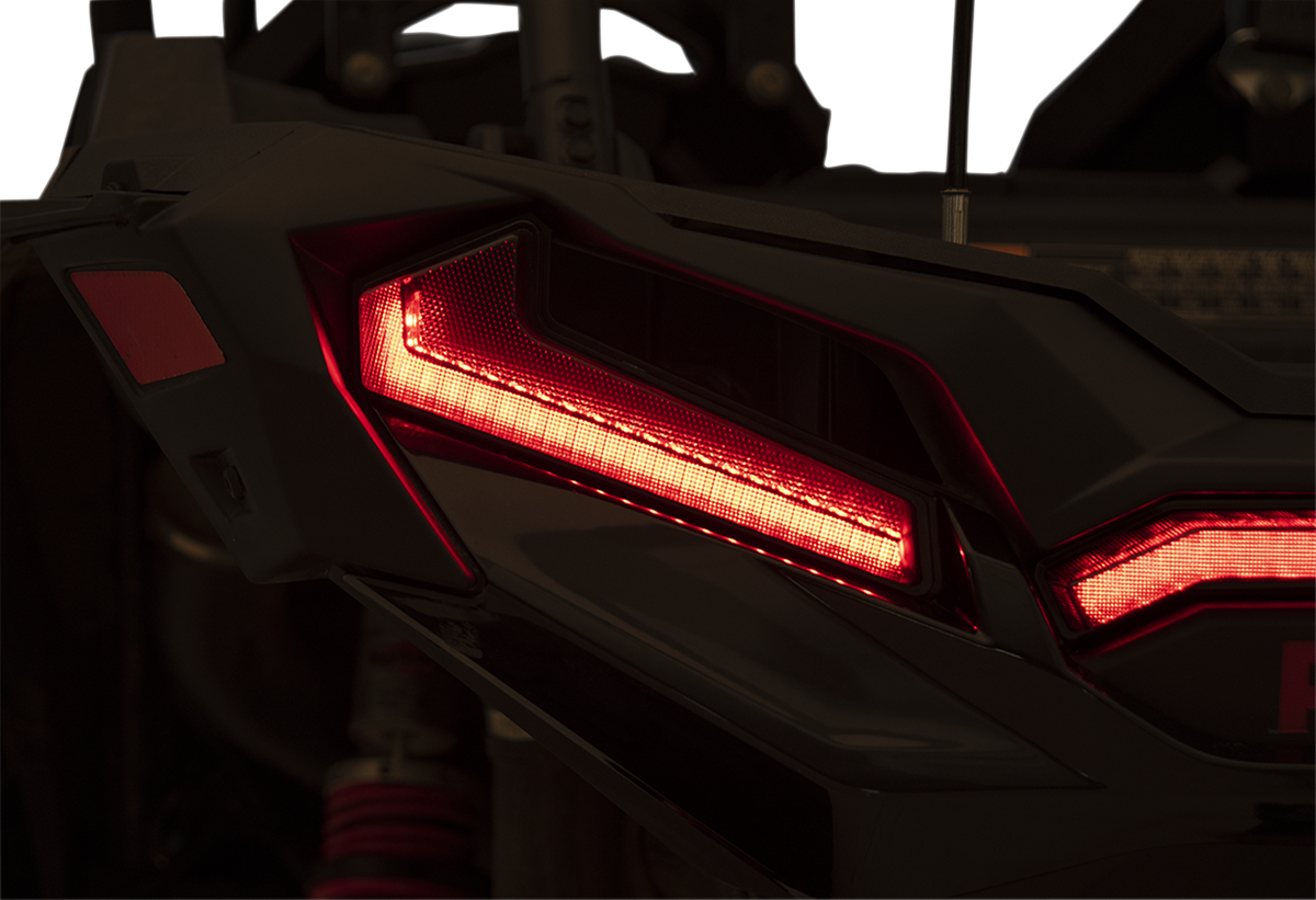 Moose LED Tail Lights Black Lens Left Right Pair