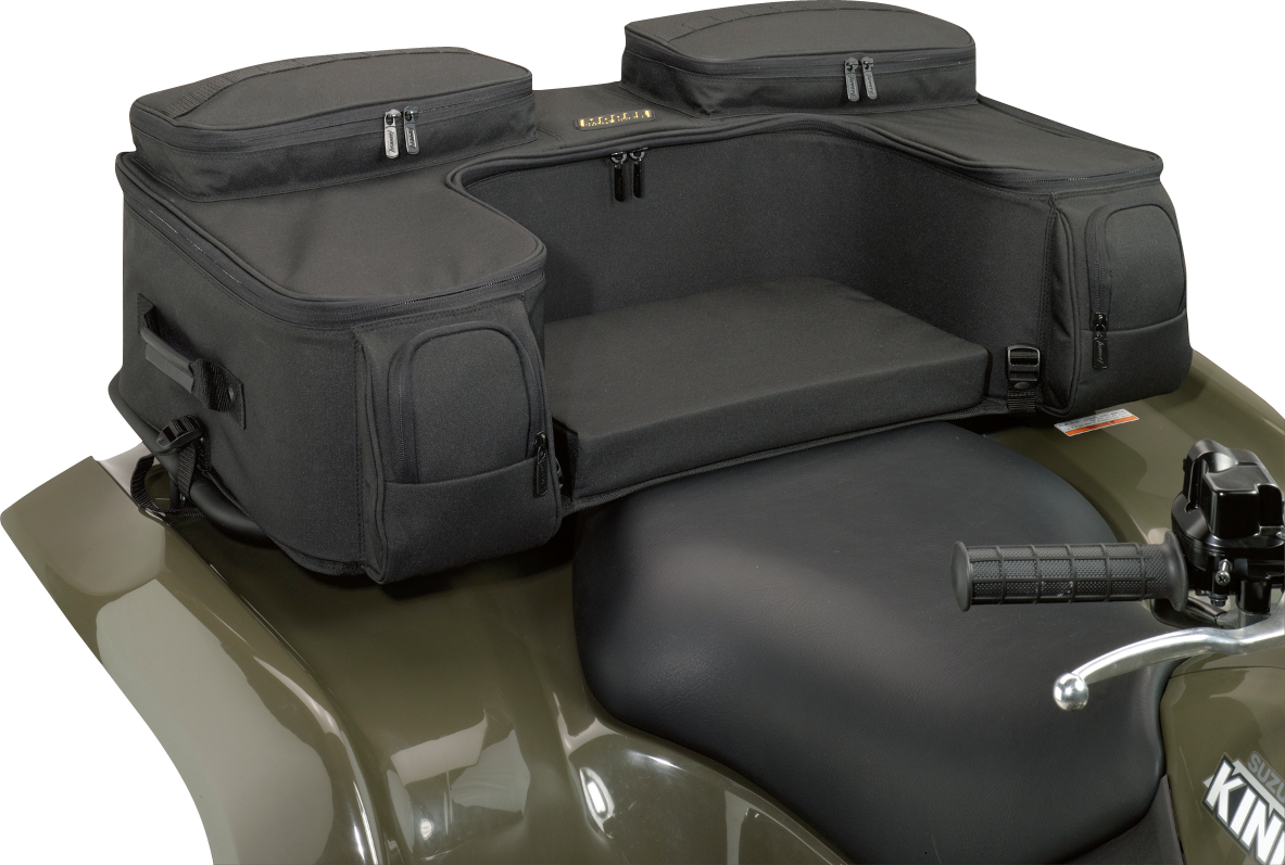 Moose Utility Ozark Black Rear Rack Storage Bag for ATVs