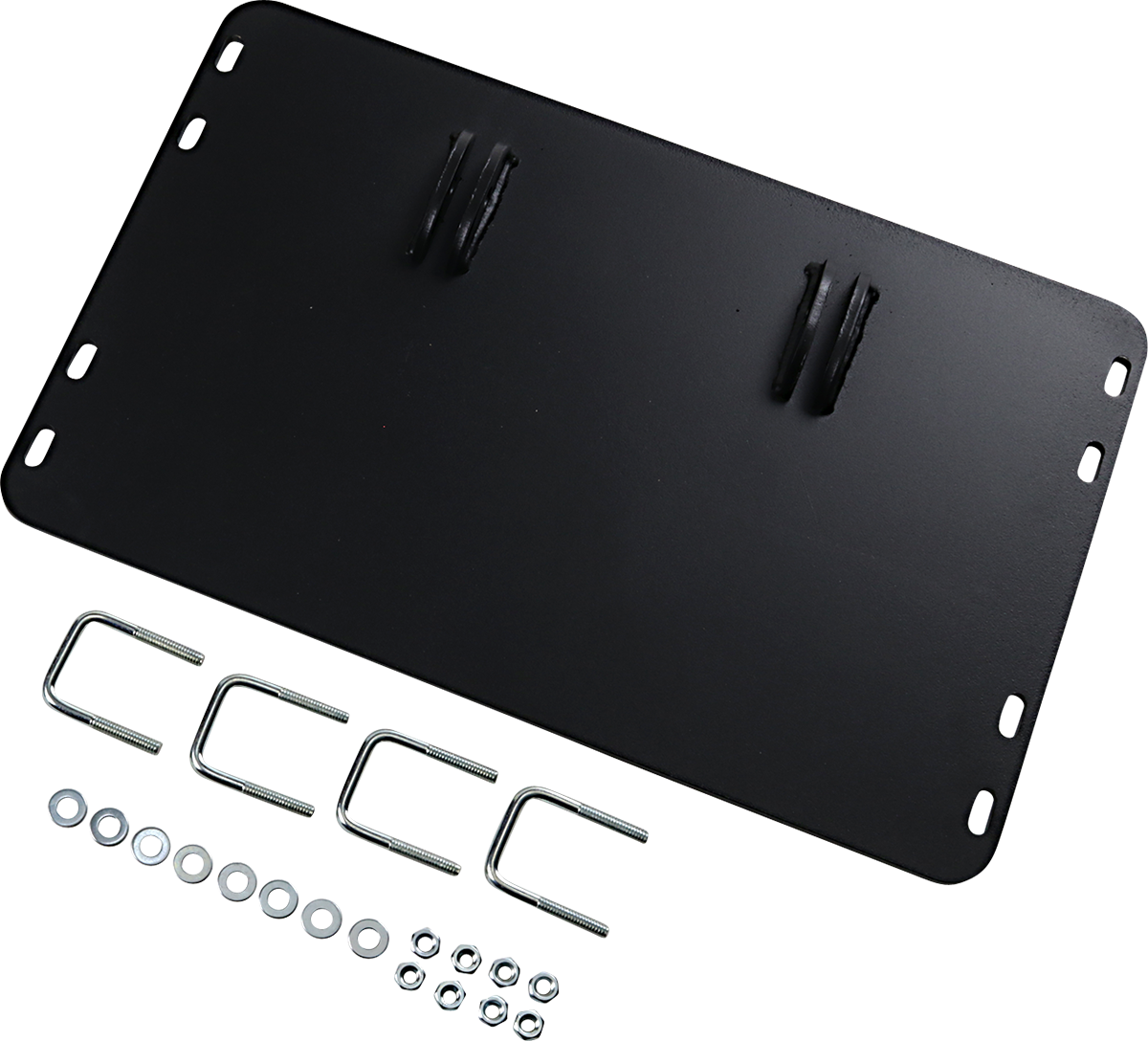 Moose Utility Black Steel Snow Plow Bottom Mount Plate