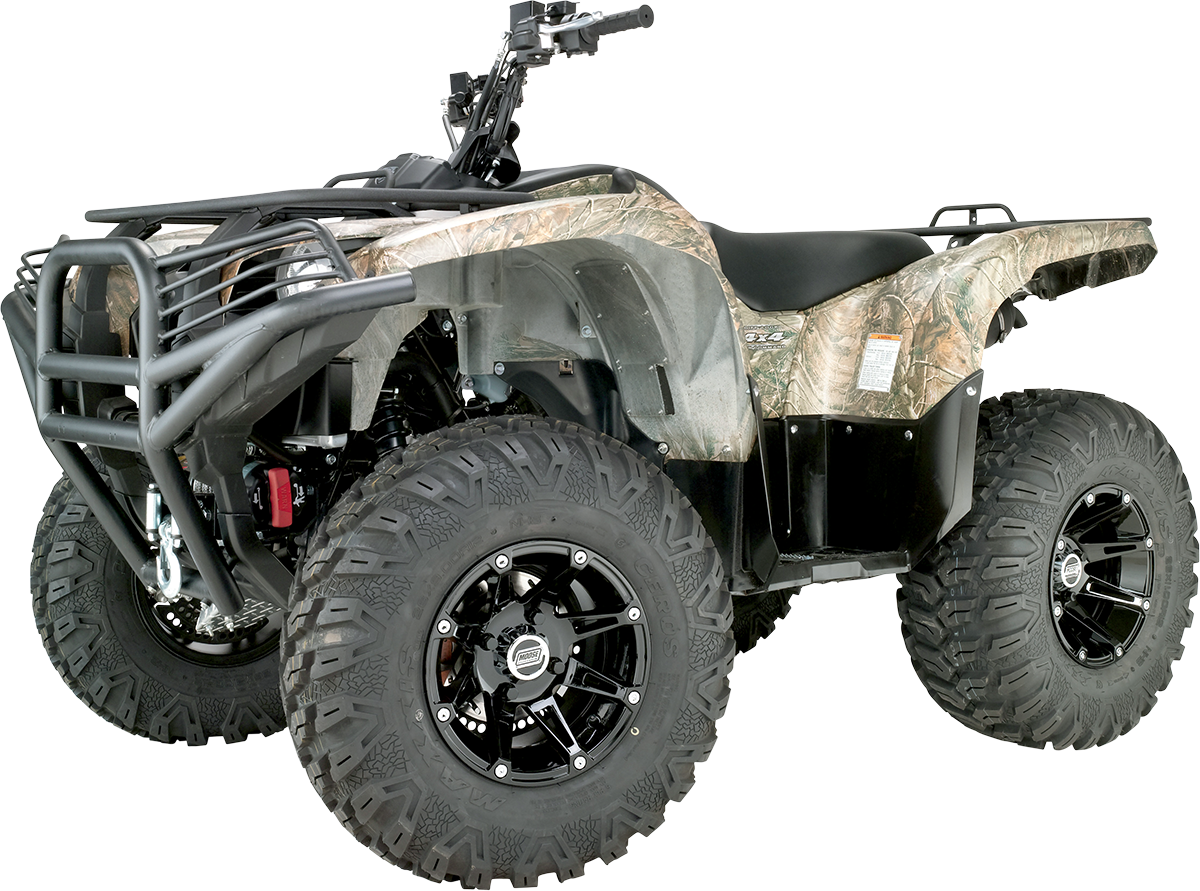 MU 387X Black Rear Wheel Assembly 12x8 4/110 2+6