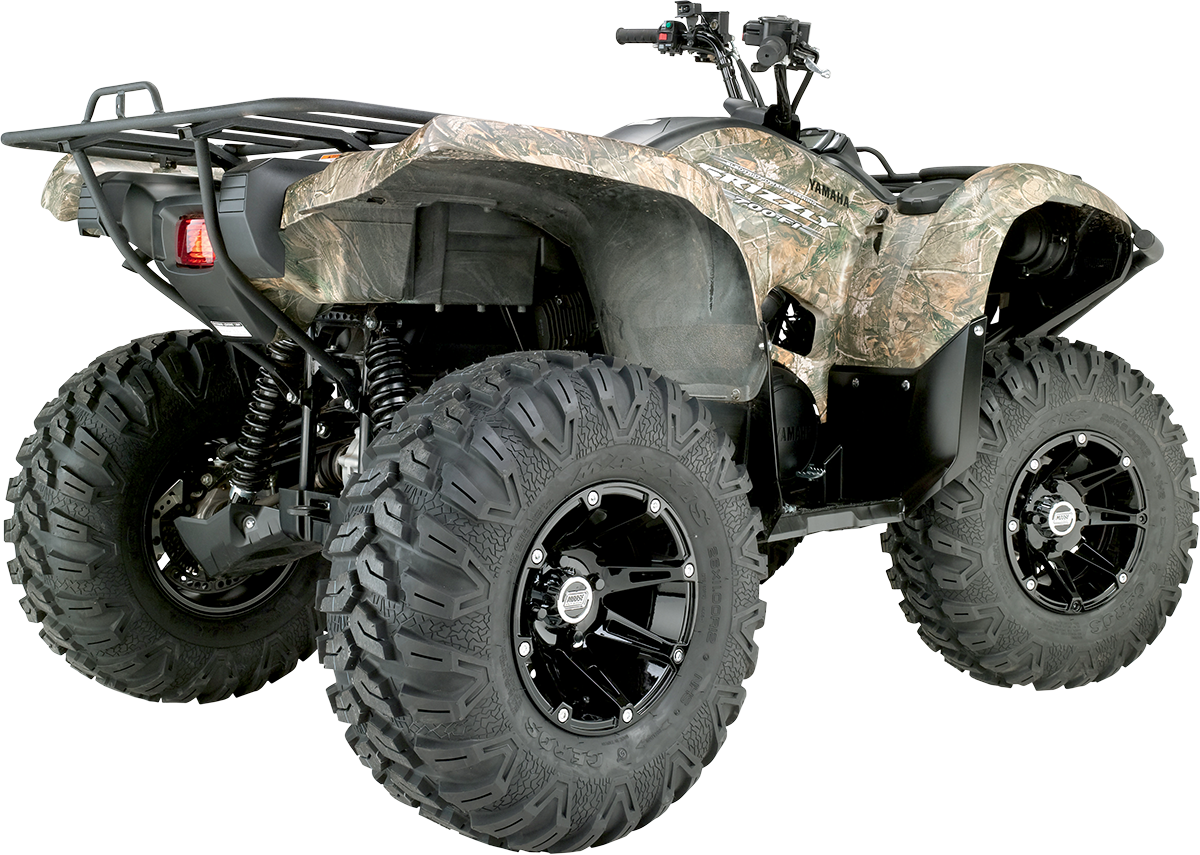 MU 387X Black Rear Wheel Assembly 12x8 4/110 2+6