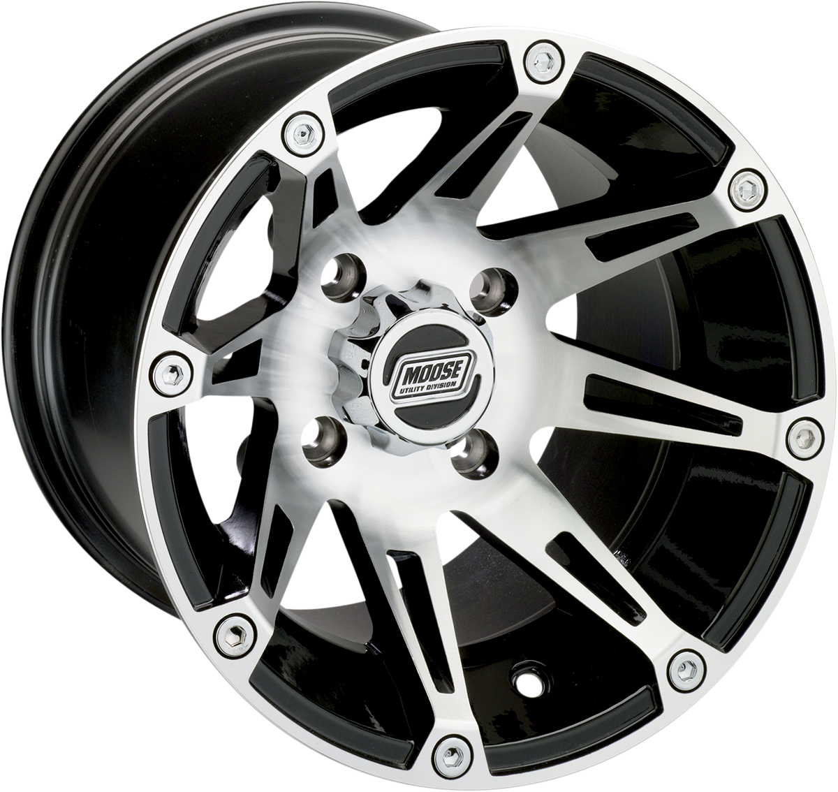 MU 387X Machined Front Wheel Assembly 14x7 4/136 4+3