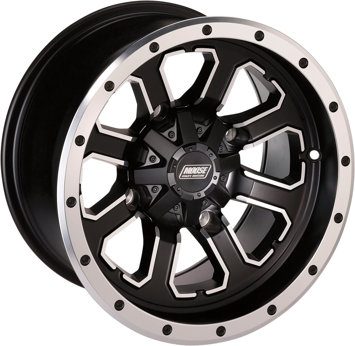 MU 548X Cast Rear Wheel Assembly 12x8 4/136 4+4