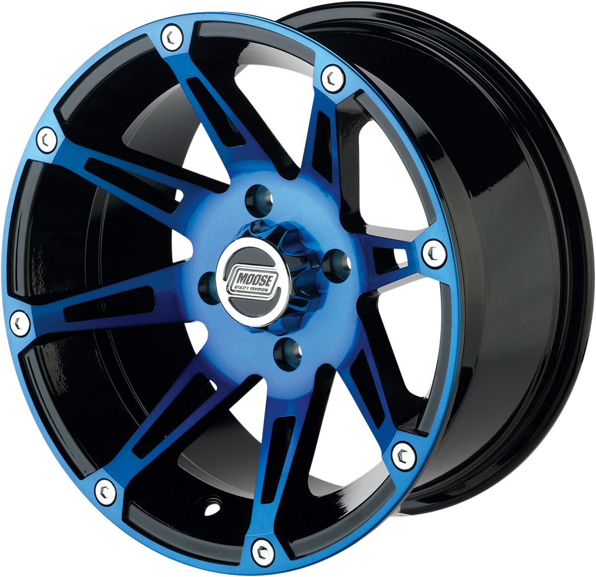MU 387X Blue Front Wheel Assembly 14x7 4/156 4+3