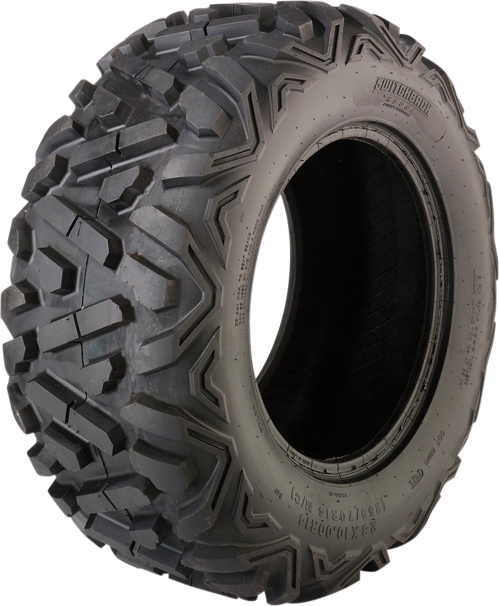 Switchback Multi Purpose Front Rear Tire 25x11-10 TL 4 Ply NHS for ATVs and UTVs