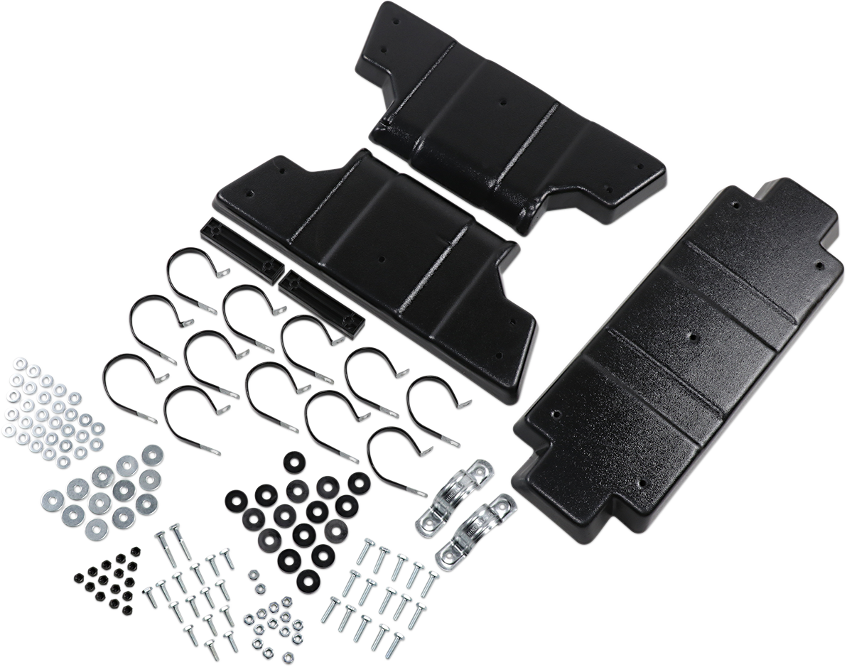 Moose Utility Black Hard Roof Three Piece Top Cover