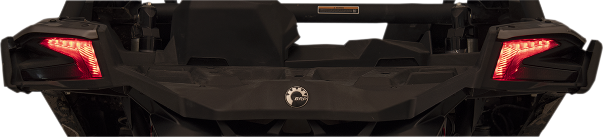 Moose LED Tail Lights Black Lens Left Right Pair