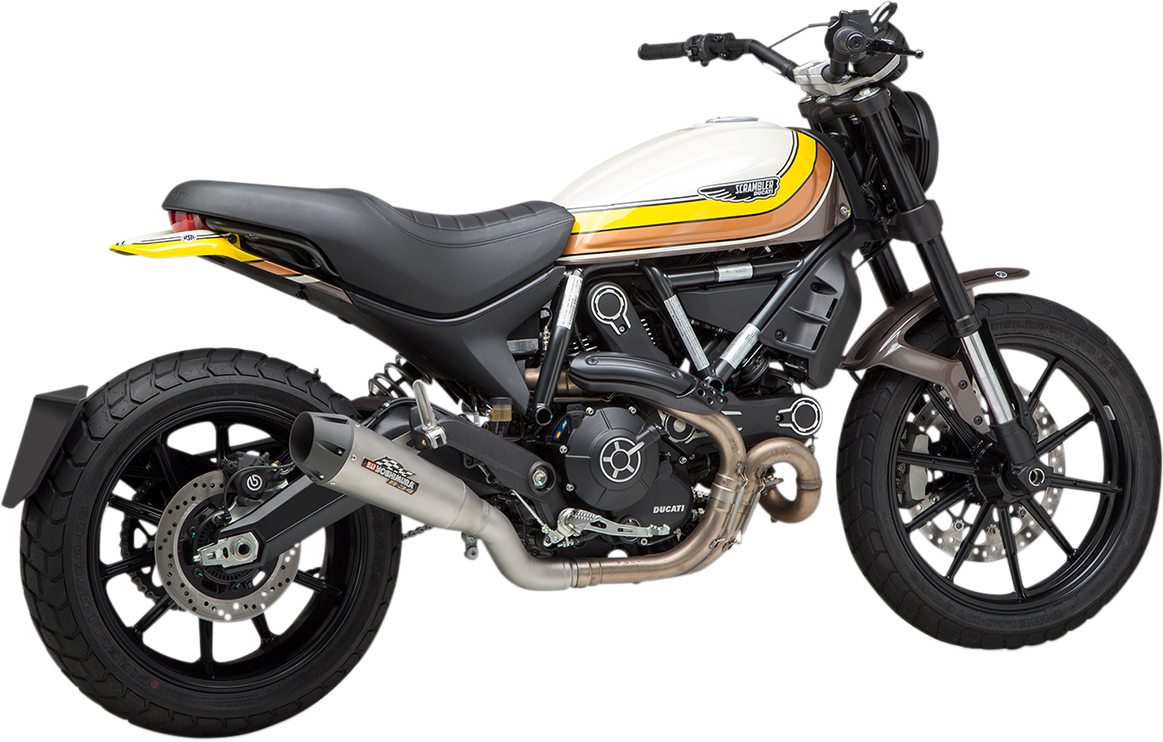 Yosh R-34 Race Slip On SS Exhaust Pipe Works Ducati Scrambler 1100